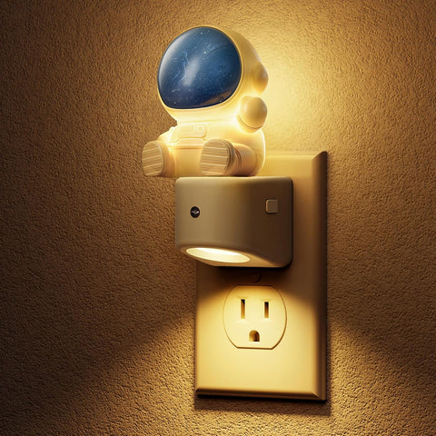 L LOHAS LED Night Light for Kids, 3D Space Night Light Plug in