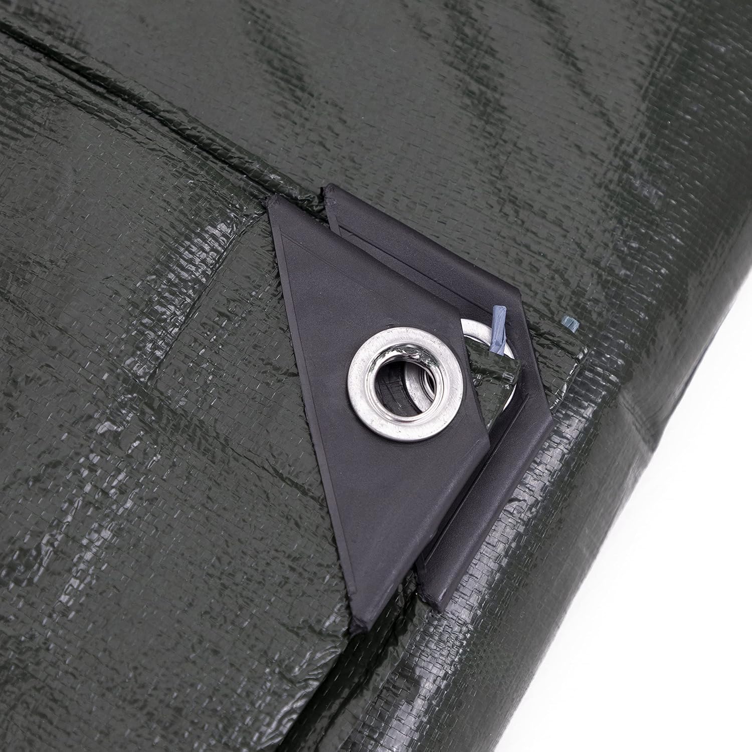 Kotap 12 x 22 Ft. Heavy-Duty Protection/Coverage Tarp, 8-mil, Reversible, Multi-Use, Waterproof, Green-Silver, (TGS-1222)