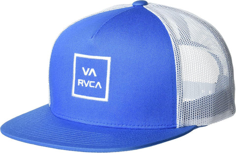 RVCA Men's Trucker Hat, Adjustable Snapback Cap for Streetwear & Skating, Lightweight Breathable All-Day Comfort