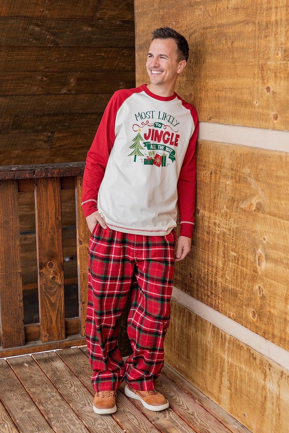 Lazy One Most Likely Matching Christmas PJs, Christmas Pajamas for Family