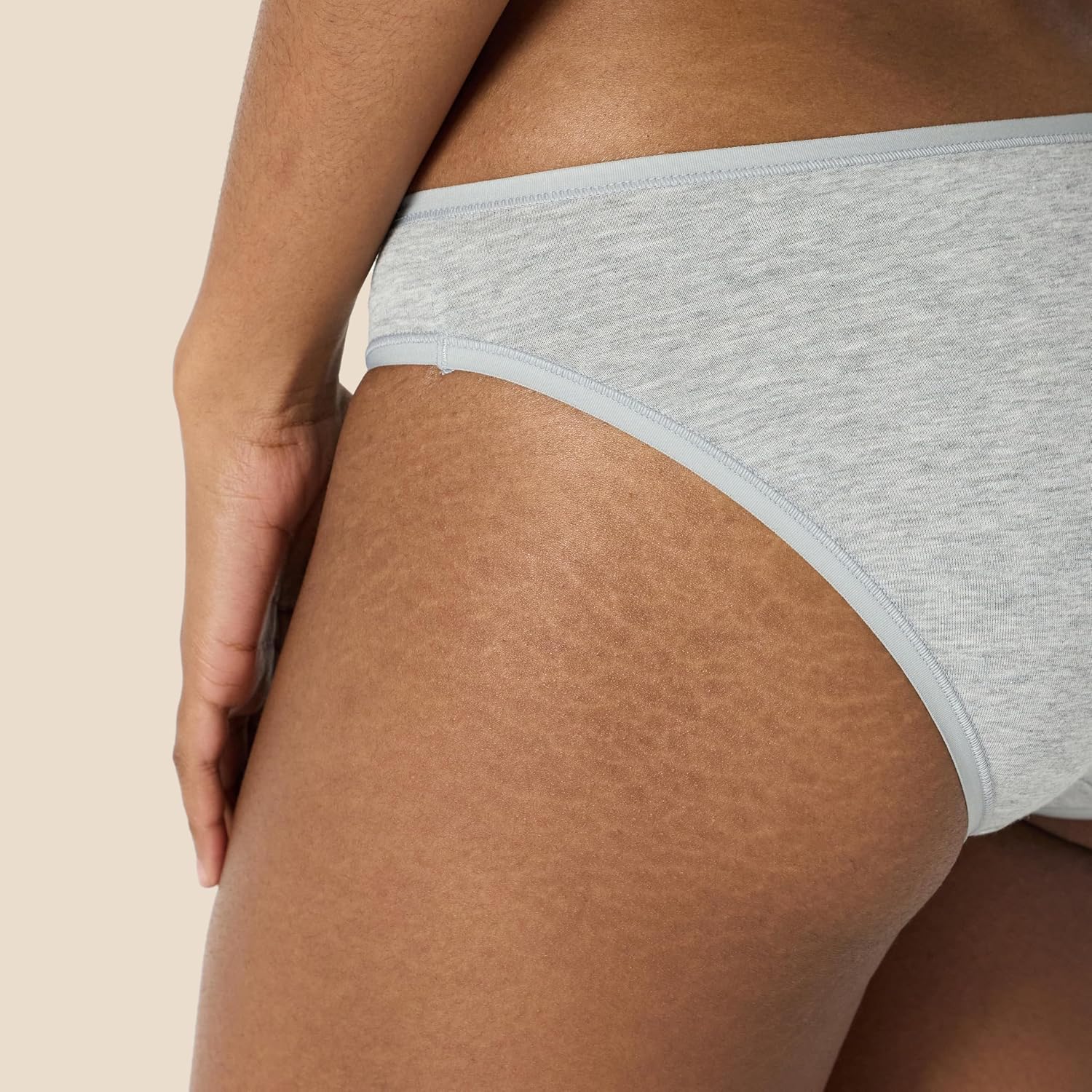 Amazon Essentials Women's Cotton Spandex Bikini Brief Underwear (Available in Plus Size)