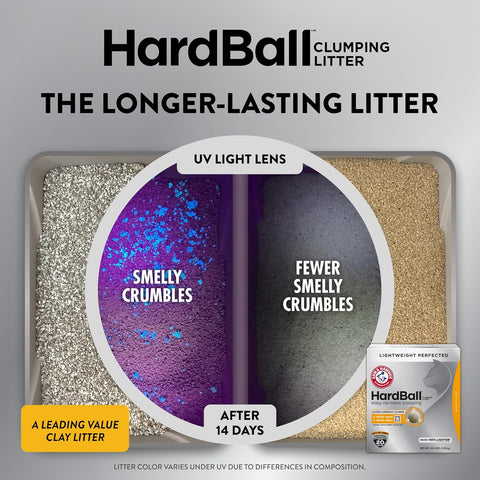 ARM & HAMMER HardBall Clumping Cat Litter, Garden Bloom, 14.5 Lbs