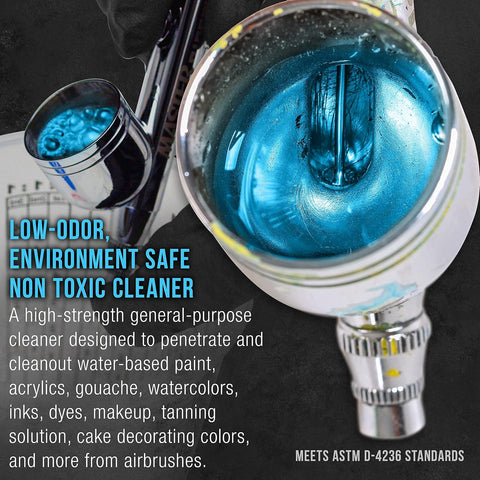 Master Airbrush Cleaner, 16-Ounce Pint Bottle Cleaning Solution