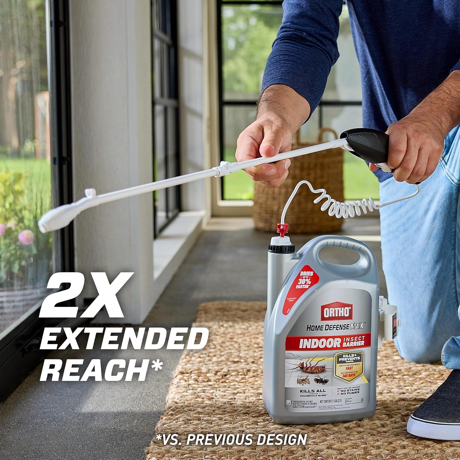 Ortho Home Defense Max Indoor Insect Barrier, Wand, 1 gal.