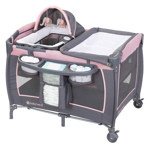 baby Trend Lil' Snooze™ Deluxe II Nursery Center® Playard, Funfetti