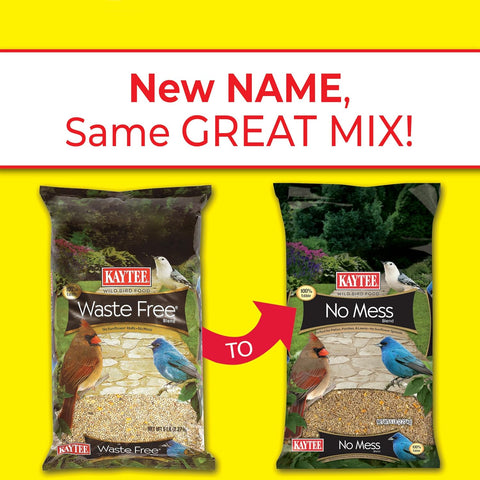 Kaytee Wild Bird No Mess Food Seed Blend for Cardinals, 5 Pound