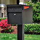 Mail Boss 7121, Black In-Ground Mounting Post, 43 x 4 x 4 inches, for Use with Mailbox