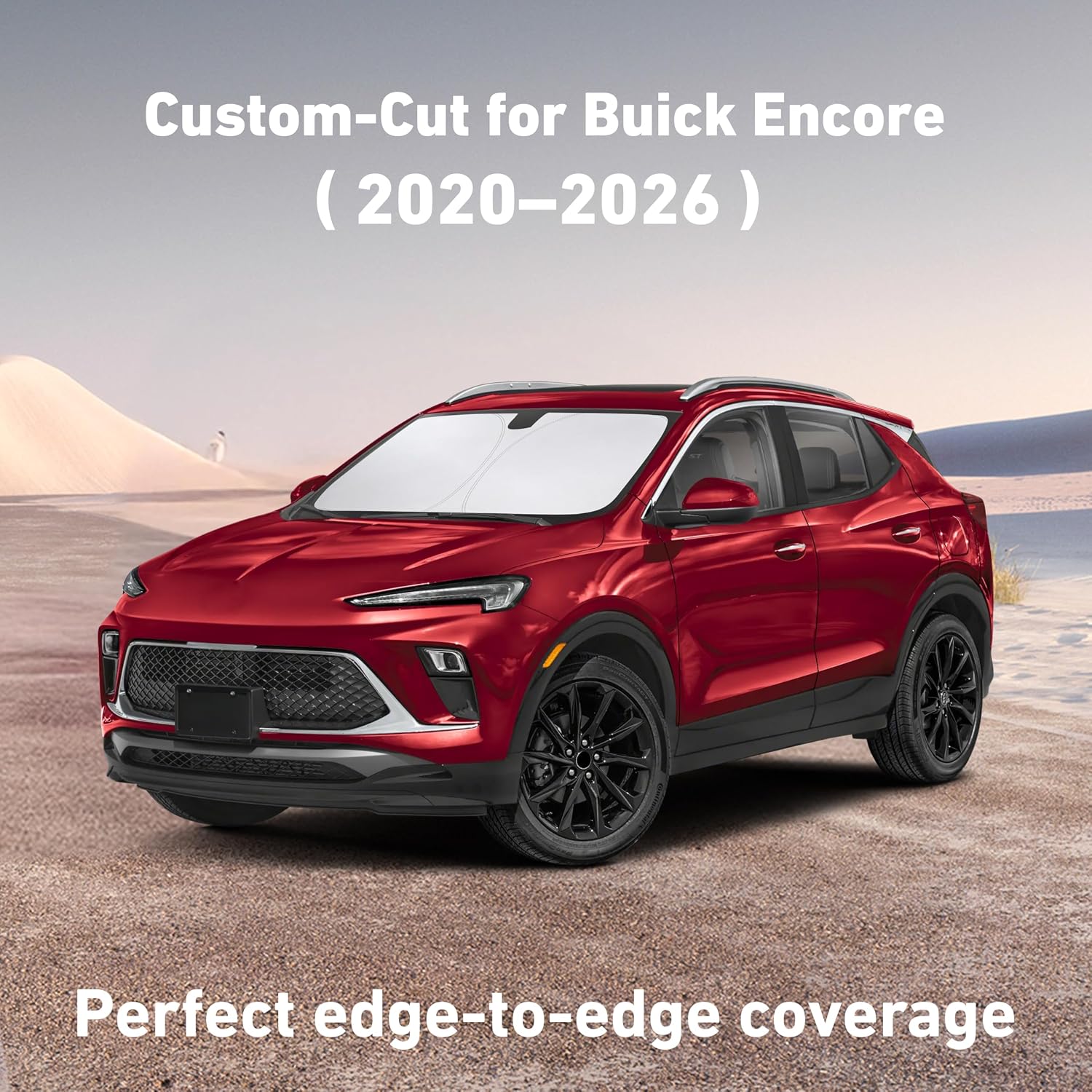 EcoNour Windshield Sunshade Compatible for Buick Encore 2020-2024 2025 2026