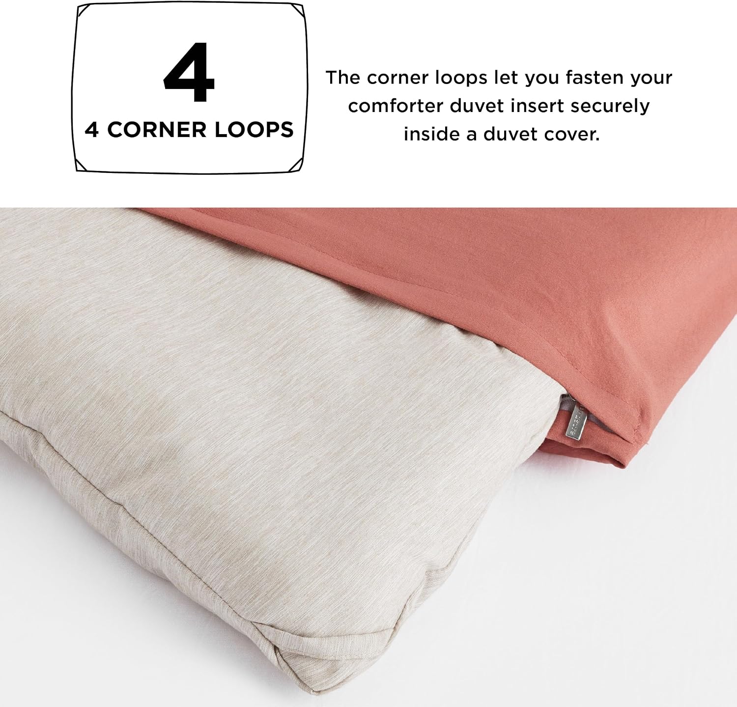 Bedsure Twin Comforter Set, Soft College Dorm Room Essentials Beige 2 Pcs