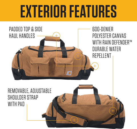 Carhartt Utility 40L Pocketed Duffel Black