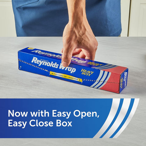 Reynolds Wrap Heavy Duty Aluminum Foil Roll, 12 Inch Wide, 50sq ft