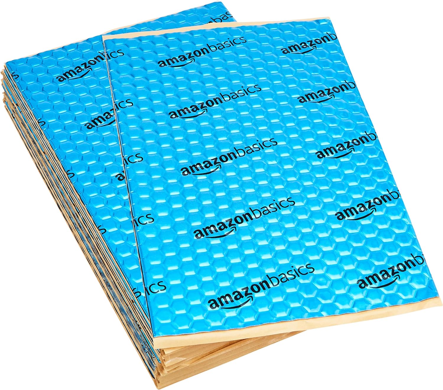 Amazon Basics Car Sound Deadening Mat, 18" x 32", 9-Piece, Noise and Heat Insulation, Vibration Dampening, 0.08-inch Thick