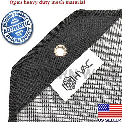 MODERN WAVE Central Air Conditioner Cover for Outside Units 28 x 28 - Top Universal Outdoor AC Cover Defender (Mesh, 28" x 28")
