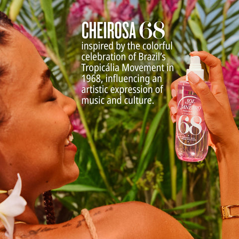 SOL DE JANEIRO Cheirosa '68 Hair & Body Fragrance Mist Travel Size 90mL/3.0 fl oz.