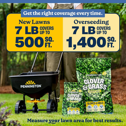 Pennington Clover Grass Seed Mix for Lawn 7lb