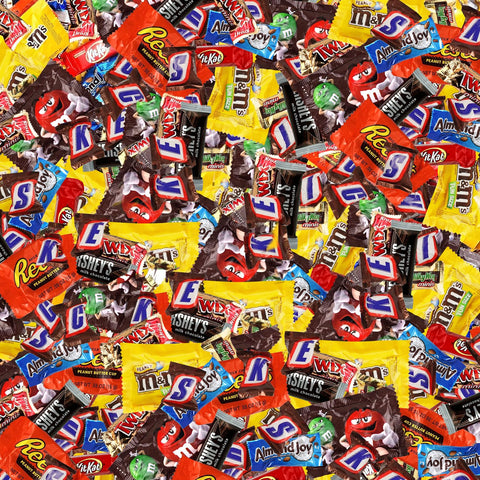 Halloween Bulk Chocolate Candy Variety Pack 2 lb, 90+ Ct Fun Size Assorted