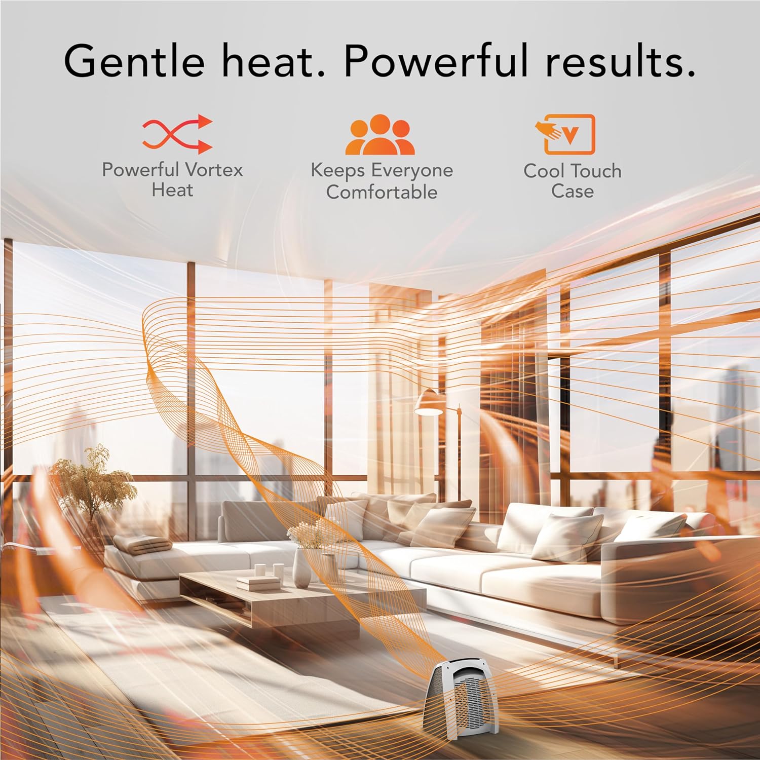 Vornado AVH10 (2026) Space Heater, Fan Only Mode, Auto Climate, White
