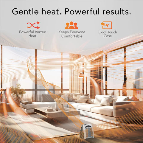 Vornado AVH10 (2026) Space Heater, Fan Only Mode, Auto Climate, White
