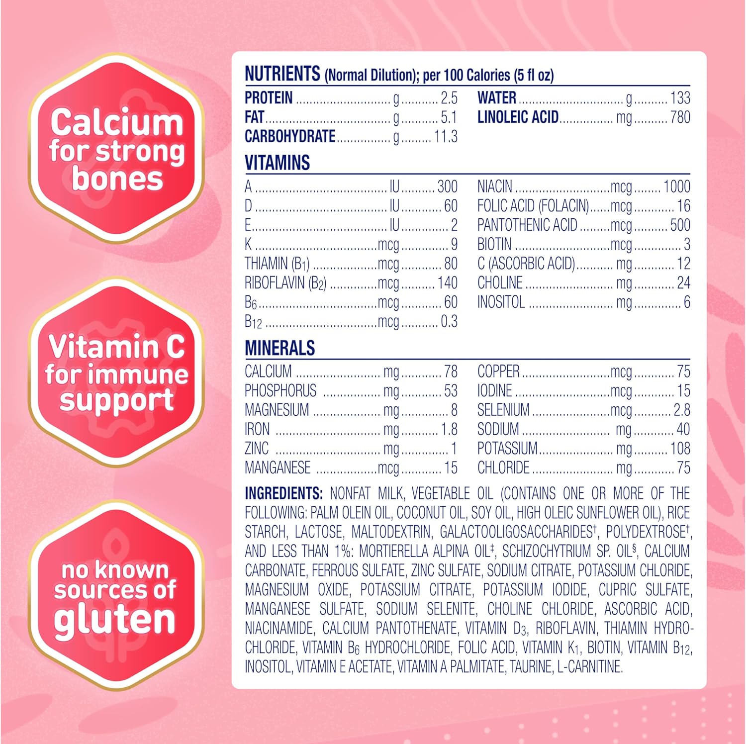Enfamil A.R. Baby Formula Proven to Reduce Spit-Up, 27.4 oz, 4 CT