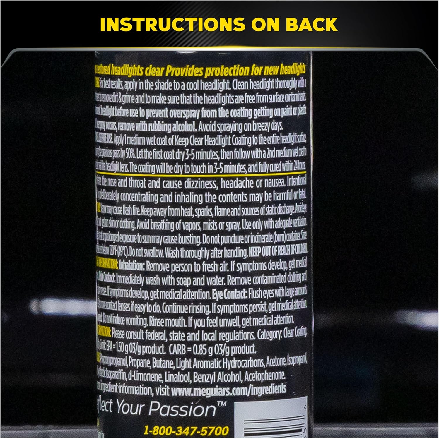 Meguiar's Keep Clear Headlight Coating, 4 Oz