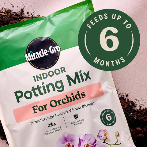 Miracle-Gro Orchid Potting Mix Coarse Blend, 8qt. (2-Pack)