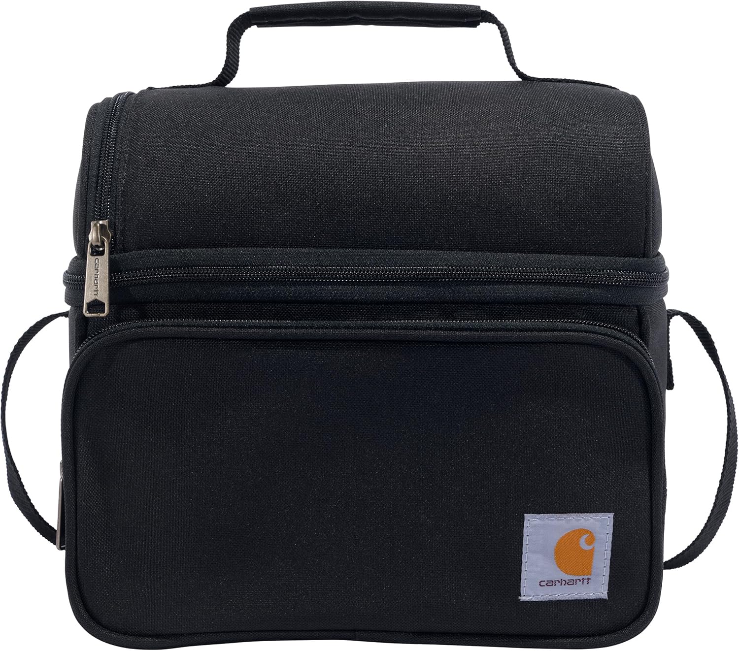 Carhartt Camping Cooler, Worksite Lunch Box, Soft Shell Lunch Bag for Construction Sites, Work and Everyday Use, Black
