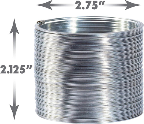 The Original Slinky Walking Spring Toy, 2.75-inch Diameter Metal Slinky, Fidget Toys