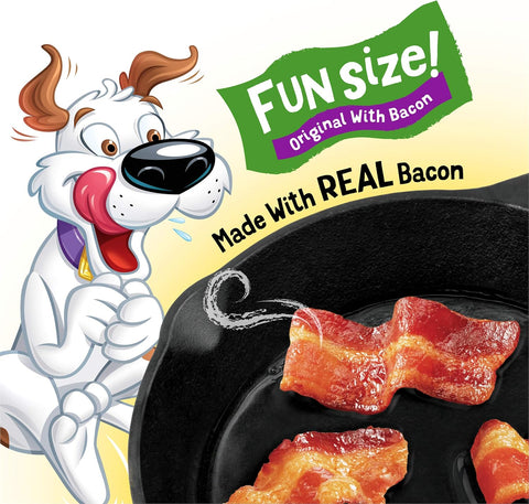 Purina Beggin' Fun Size Dog Treats, Original with Bacon, 25 oz Pouch