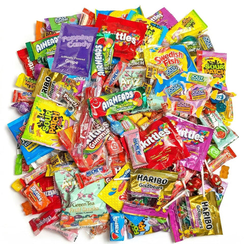 Ultimate Assorted Candy Party Mix - 12 LB Bag - Mega Variety Bulk Candy Assortment - Individually Wrapped - by Queen Jax