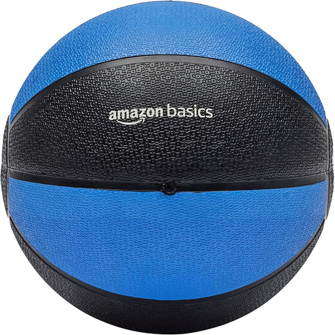 Amazon Basics Weighted Medicine Ball for Core Strength, Strength Training, Full-Body Workouts and Balance Exercises