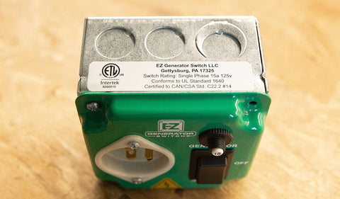The Original, Patented, UL/CSA Approved Manual Transfer Switch - Made in the USA