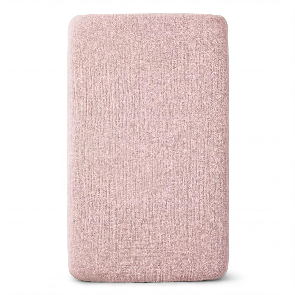 Muslin Bassinet Sheet Compatible with Maxi-Cosi Iora & Iora Air Bedside Sleeper - 100% Cotton Rectangular Mattress Pad Cover (33"x20"), Breathable & Soft, Boho (1 Pack Pink)