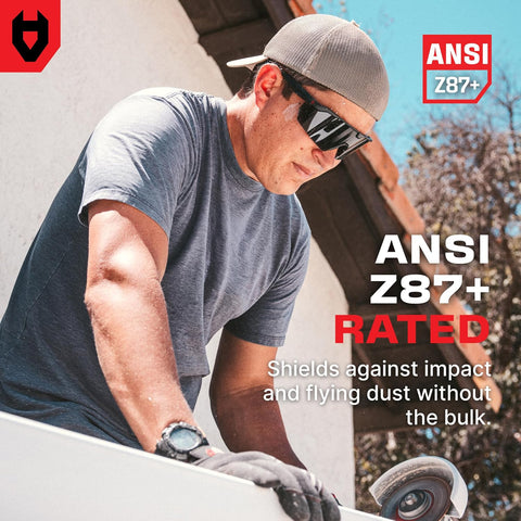 NoCry Anti-Fog Safety Glasses for Men and Women — Work Sunglasses