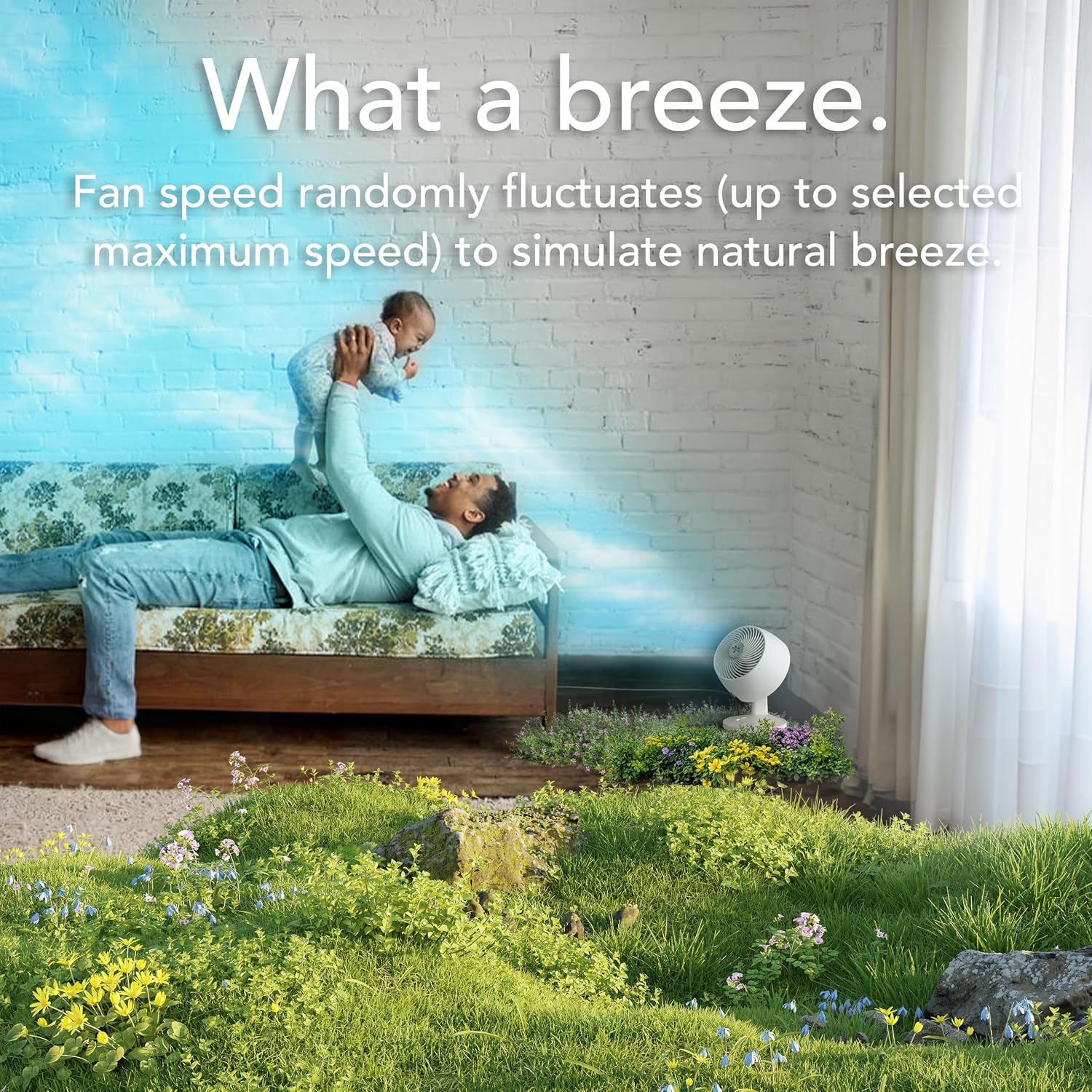 Vornado OMNIO™ 7 Medium Air Circulator, OmniWave™ Oscillation, Remote