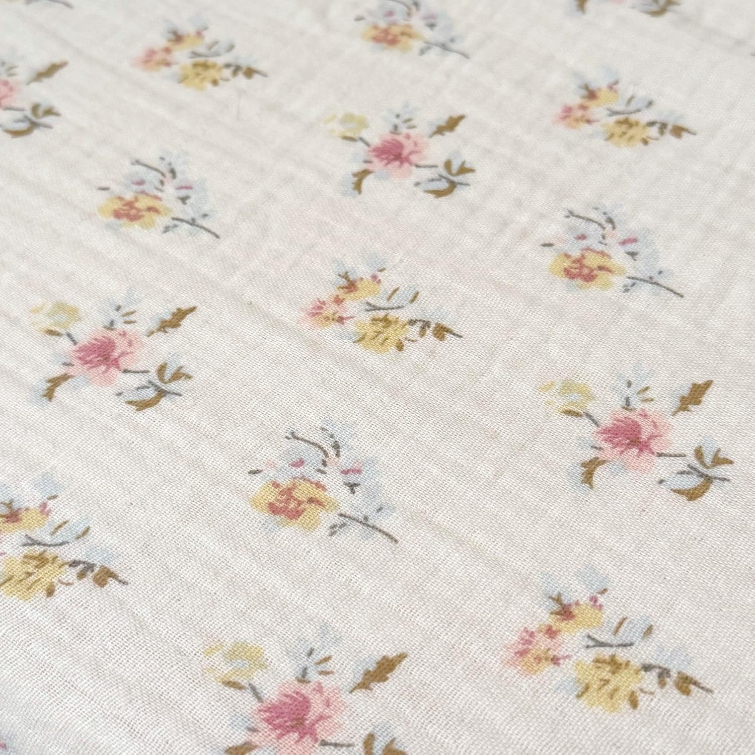 BuLuTu Muslin Ruffled Kids Toddler Pillowcase Standard Size 20"x26",Azalea