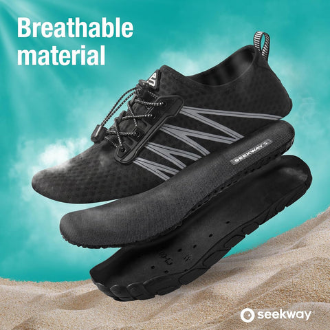 SEEKWAY Water Shoes Men Women Adult Quick-Dry Aqua Sock Barefoot for Beach Swim River Pool Lake Hiking Kayaking Surfing
