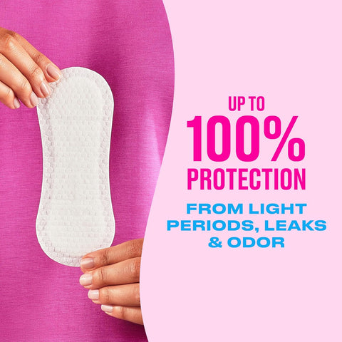 Carefree Light Panty Liners, Extra Long, Wrapped, Unscented, 93 ct
