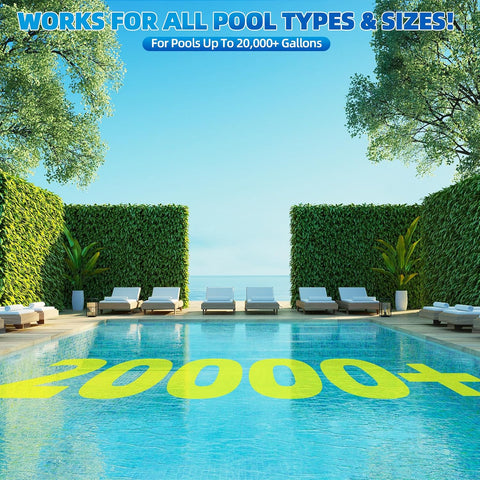 3 in 1 Pool Winter Closing Kit 16OZ - Upgraded Pool Winterizing Kit for Above Ground and Inground Pools, Easy to Use, & Natural Safe Closing Kit, Long Lasting Pool Closer- Up to 20,000 Gallon
