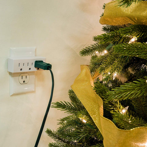 PHILIPS Outlet Extender, 2 Pack, 3 Outlet Multi Plug Wall Power Splitter