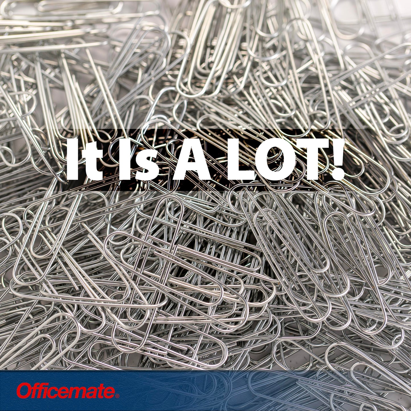 Officemate Giant Paper Clips, Pack of 10 Boxes of 100 Clips Each (1,000 Clips Total) (99914)