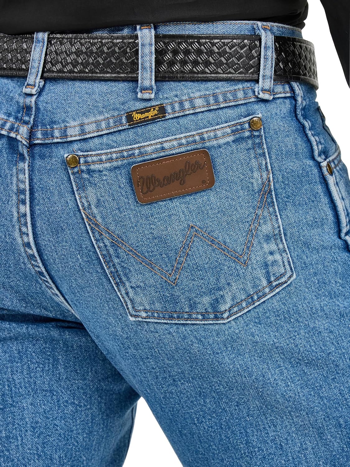 Men's Wrangler Premium Performance Regular Fit Blue Jean - 47MWZSW