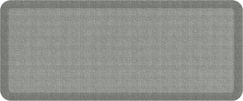 NewLife by GelPro Ergo-Foam Cushioned Anti-Fatigue Standing Kitchen Floor Mat, Padded Stain-Resistant, Waterproof, Non-Slip Comfort Padded Desk/Office Mat - 20" x 48", Tweed Grey Goose
