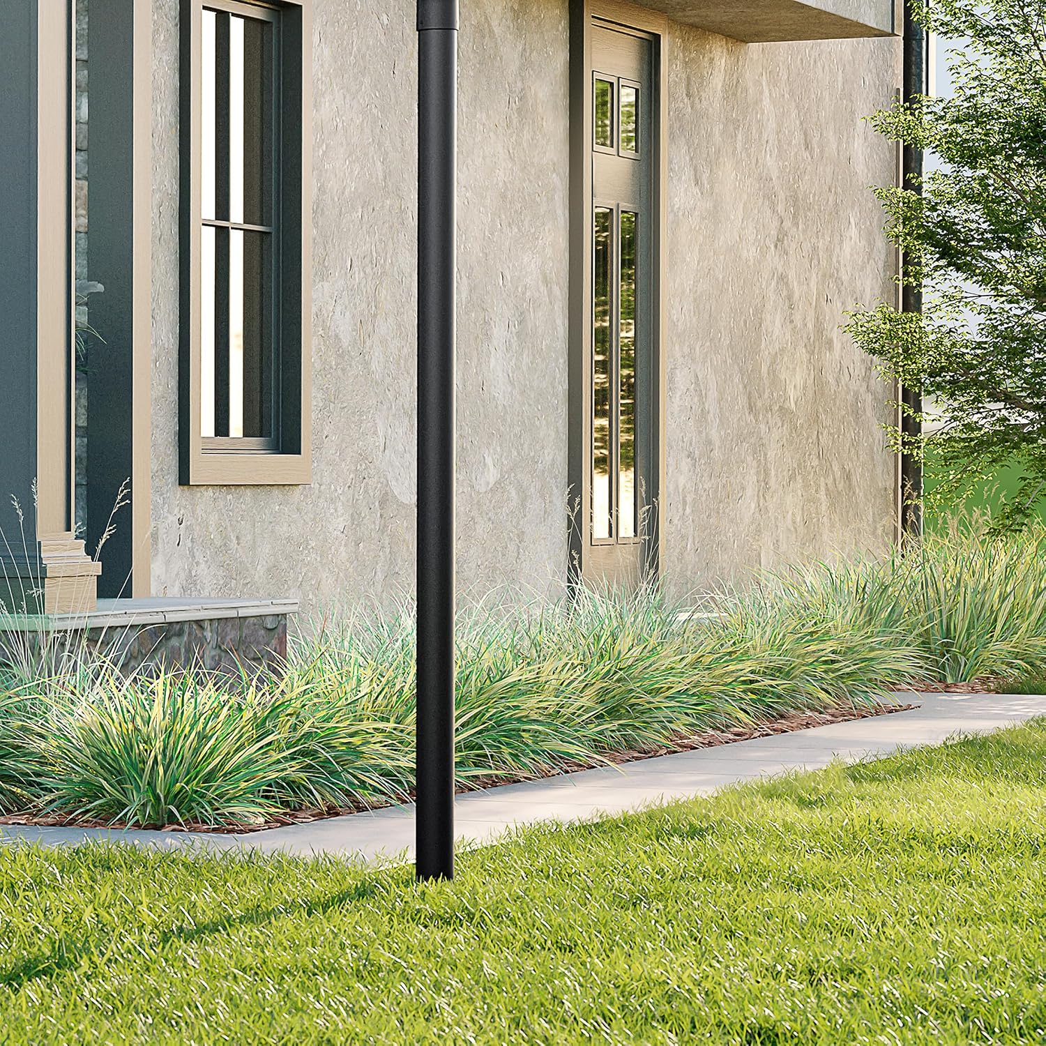 Kichler Outdoor Light Post, Black