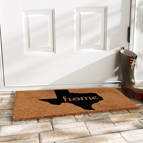 Calloway Mills 102442436 Texas Doormat, 24" x 36", Natural/Black