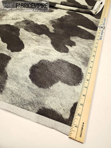 Vinyl Upholstery Embossed Texture Fabric Horse Fake Leather / 54" Wide/Sold By The Yard (Charcoal Gray)