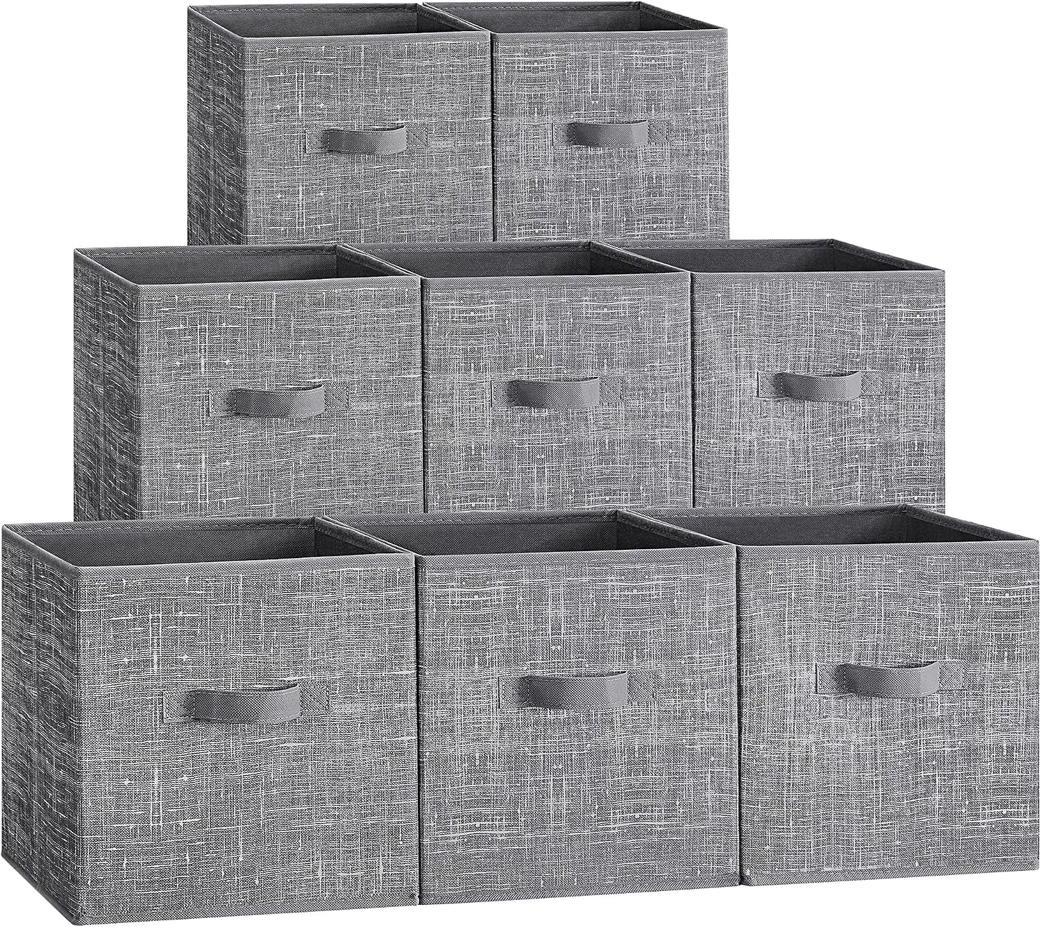 SONGMICS Storage Cubes, Set of 8, 11-Inch Foldable Closet Organizers