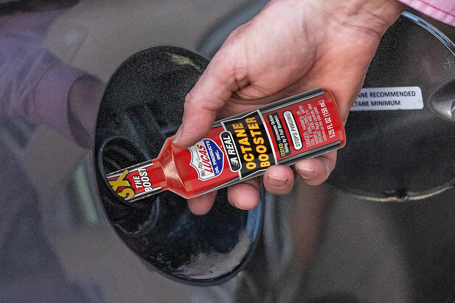 Lucas Oil 10026-PK12 Octane Booster - 15 oz (Pack of 12)