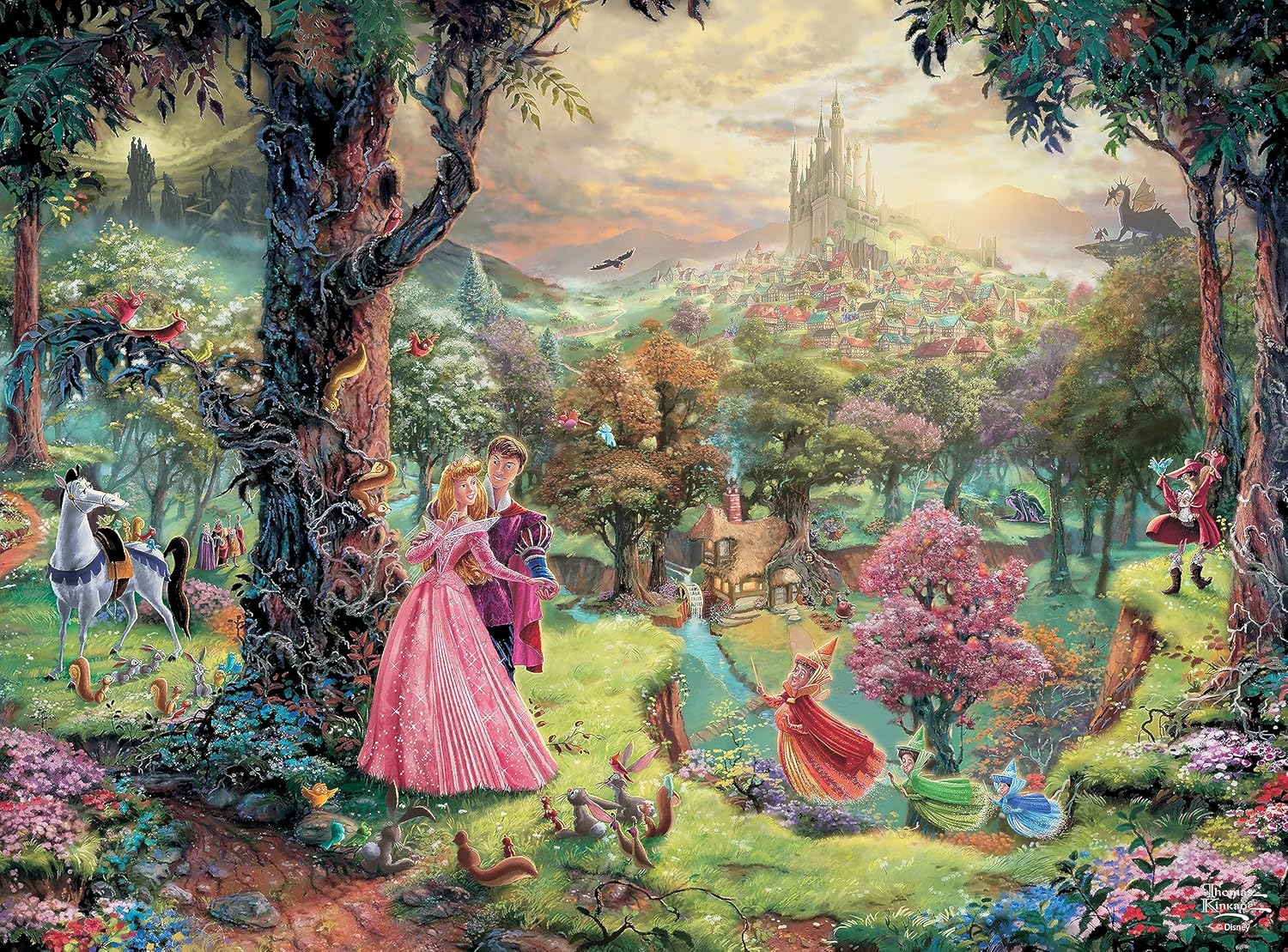 Buffalo Games - Disney Sleeping Beauty - 1000 Piece Puzzle for Adults