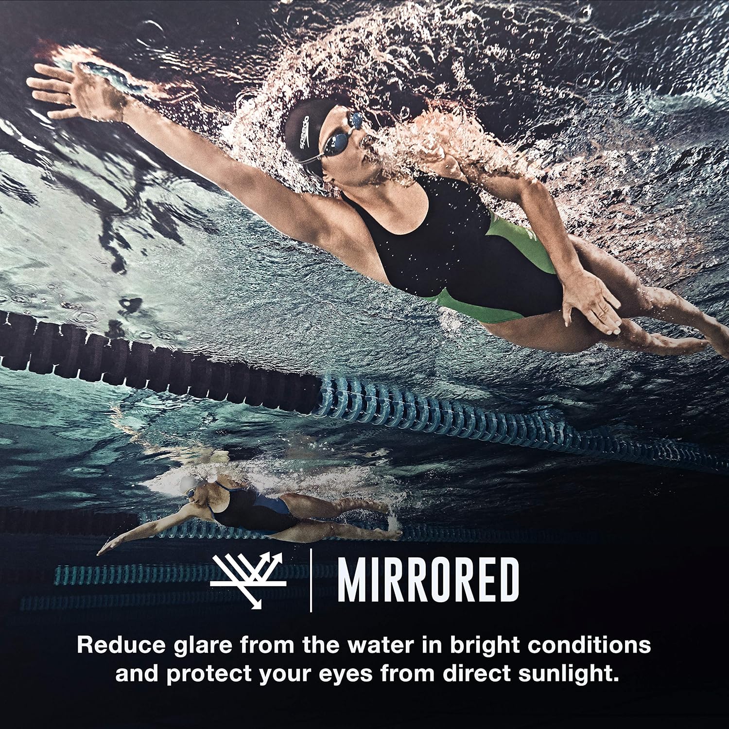 Speedo Women's Swim Goggles Mirrored Vanquisher