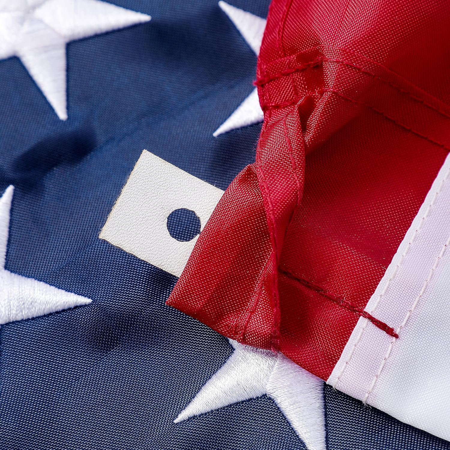 American Flag 2.5x4 ft Pole Sleeve: Long Lasting Heavy Duty Nylon US Flags